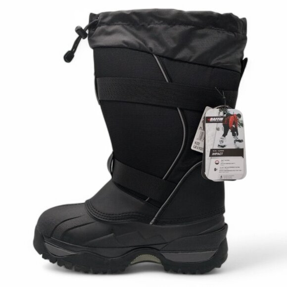 Baffin Men's Size 13 Black Impact Waterproof Snowshoe Compatible Polar Boot - Picture 4 of 15